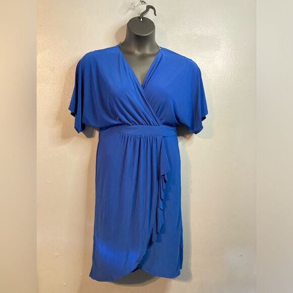 Dresses & Skirts - PaperDoll royal blue short sleeve dress